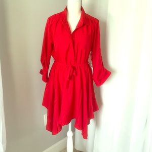 Gorgeous Red Symetrical Dress